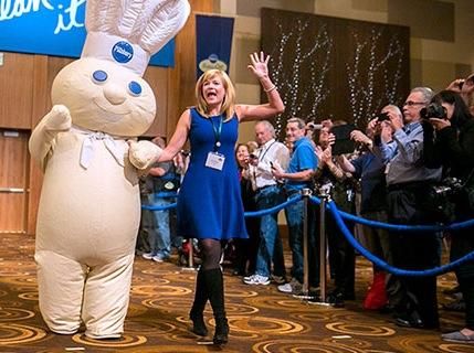  Leading the Grand March with the Doughboy! 