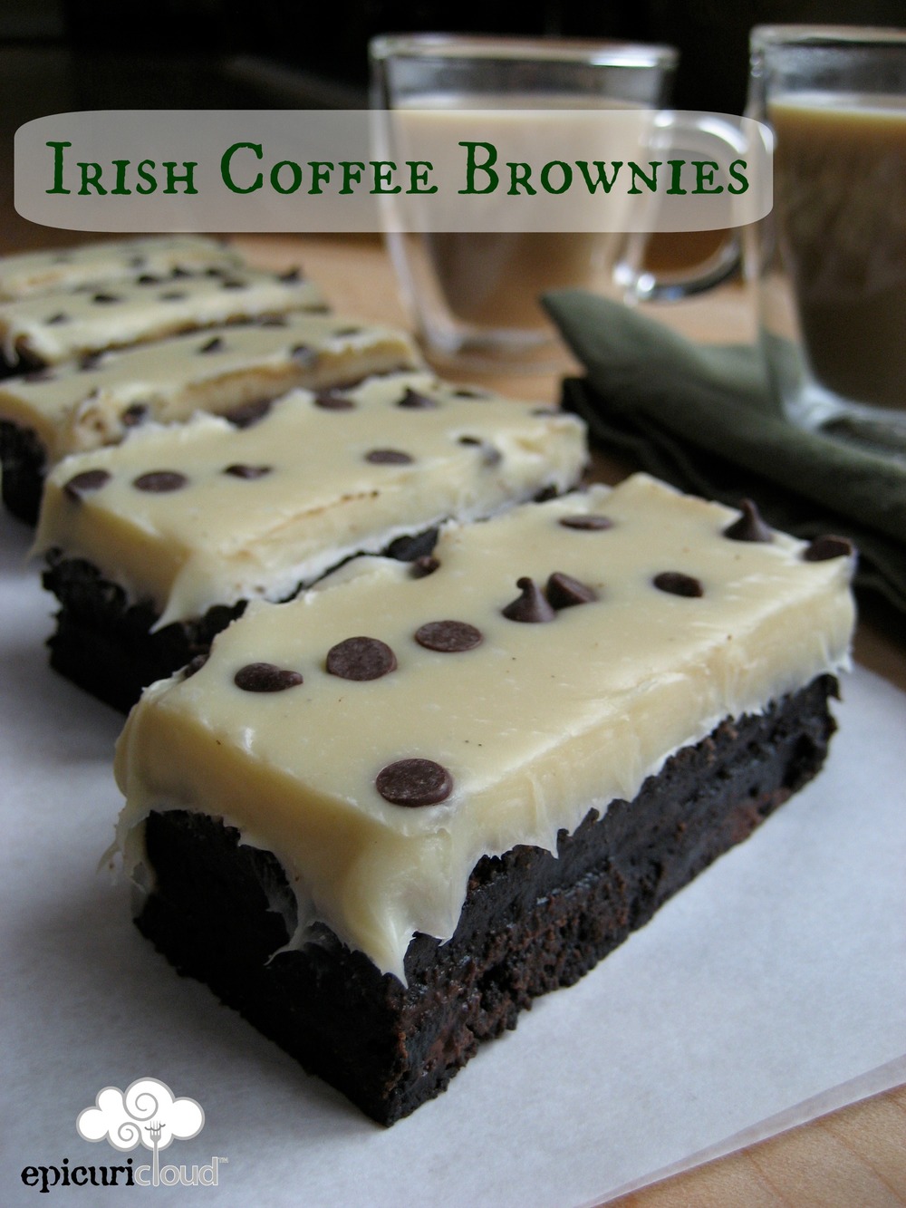 Irish Coffee Brownies Epicuricloud Tina Verrelli
