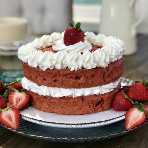 Ding Dong Cake with Cream Filling - Little Sunny Kitchen
