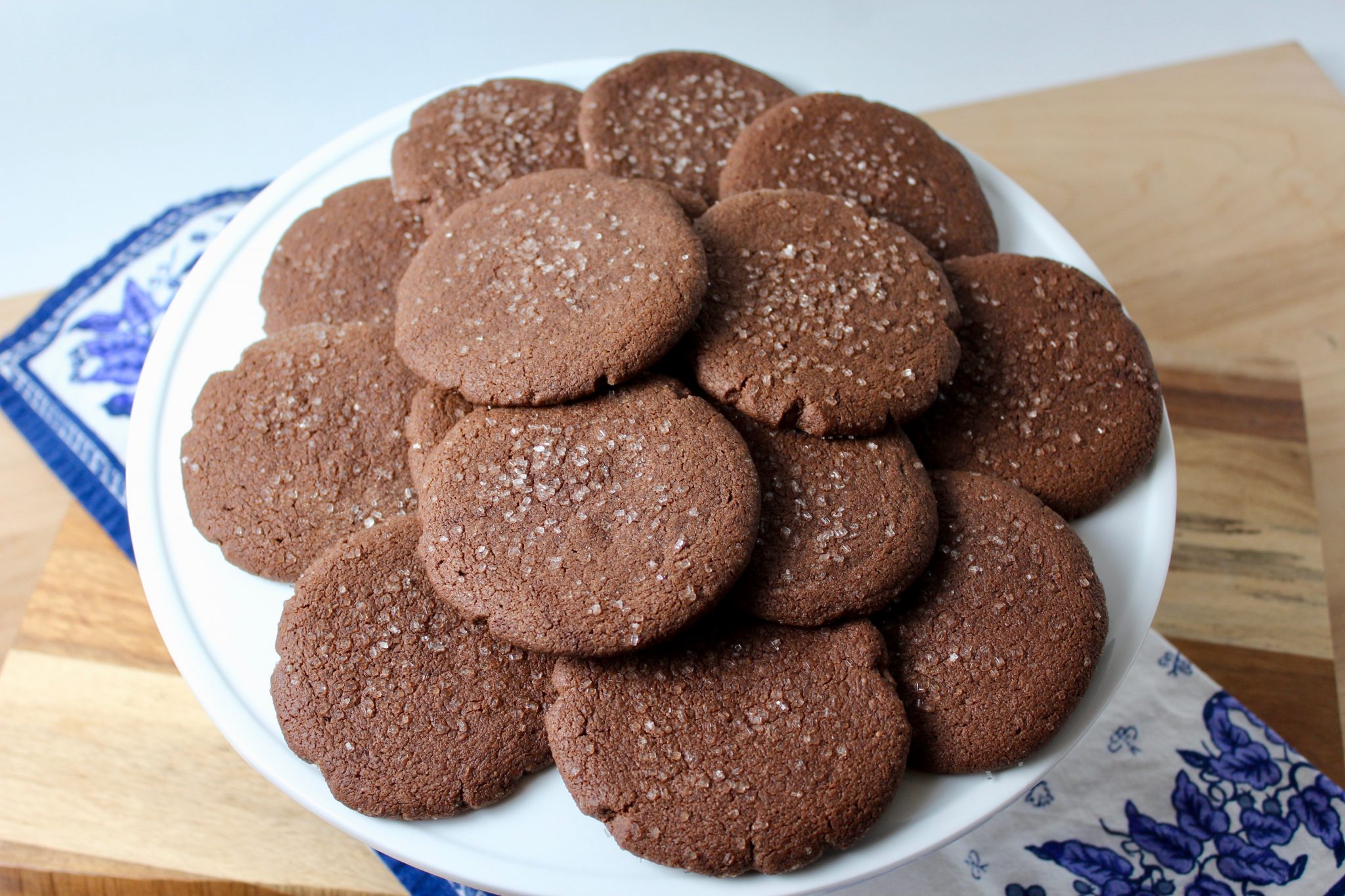 Chocolate Shortbread Cookies | epicuricloud (Tina Verrelli)